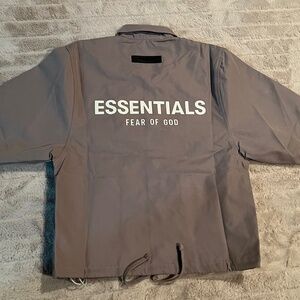 Fear of God Essentials Kids Coaches Jacket Size S